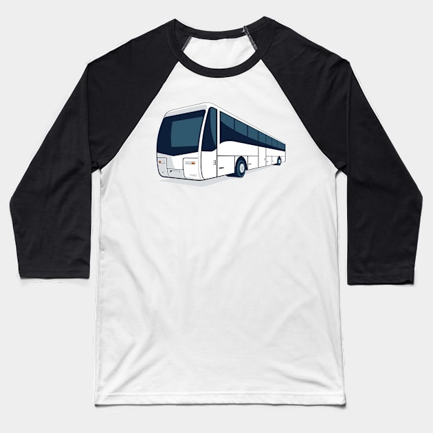 Bus Baseball T-Shirt by Asykar